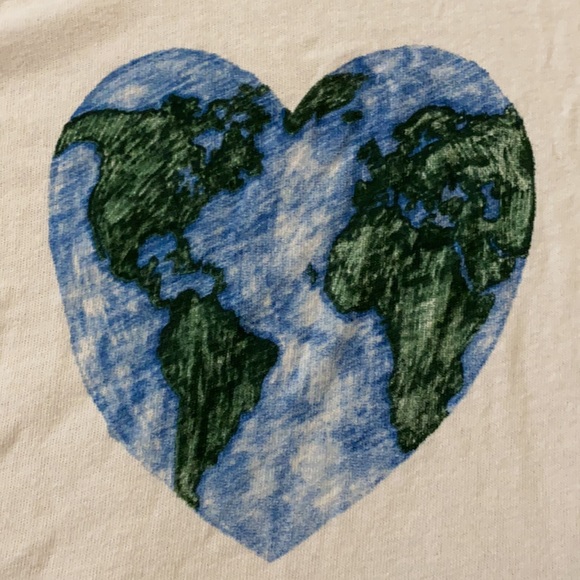 Madewell heart world t-shirt - Picture 2 of 4